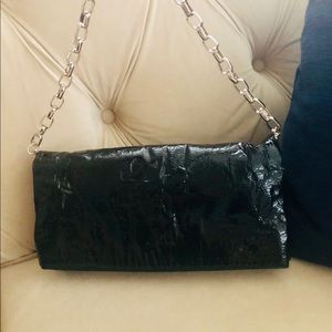 Alfani patent shoulder bag